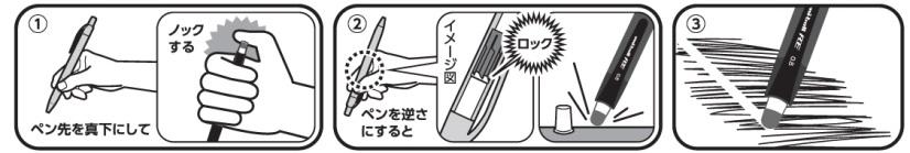 ロック機構ノック方式